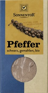 Bild von Pfeffer schwarz gem., bio, 50 g, Sonnentor