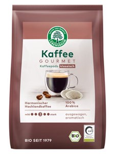 Bild von Gourmet Caffè Crema, klassisch, 18Pads, 126 g, Lebensbaum