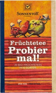 Bild von Früchtetee Probier mal!, 47 g, Sonnentor