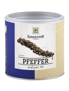 Bild von Pfeffer weiß ganz Gastrodose, 340 g, Sonnentor