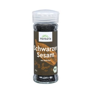 Bild von Herbaria Schwarzer Sesam bio 45g Streuer, 45 g, Schoenenberger