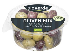 Bild von Oliven-Mix ohne Stein, 150 g, bioverde