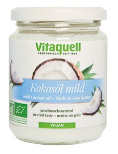 Bild von Kokosöl mild im Glas, bio, 215 ml, Fauser Vitaquell