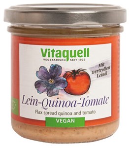 Bild von Lein-Quinoa-Tomate Aufstrich, bio, 130 g, Fauser Vitaquell