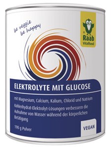 Bild von Elektrolyte mit Glukose  Pulver, 190 g, Raab Vitalfood