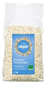 Bild von Kleinblatt Haferflocken, Bioland, 1 kg, Davert