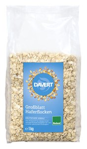 Bild von Großblatt Haferflocken, Bioland, 1 kg, Davert