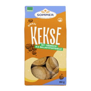 Bild von Dinkel Kekse m. Tigernuts, 150 g, Sommer