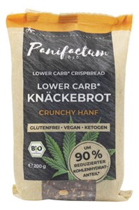 Bild von Lowcarb Knäckebrot Crunchy Hanf, 200 g, Panifactum