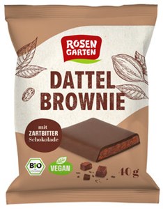 Bild von Dattel-Brownie Zartbitter, 40 g, Rosengarten