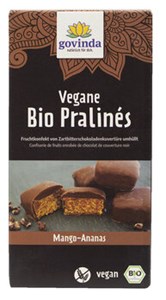 Bild von Bio Pralines Mango-Ananas, vegan , 70 g, Govinda