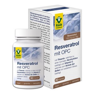 Bild von Resveratrol mit OPC Kapseln, 90 Stk, Raab Vitalfood