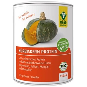 Bild von Kürbiskern Protein Pulver Dose, 120 g, Raab Vitalfood