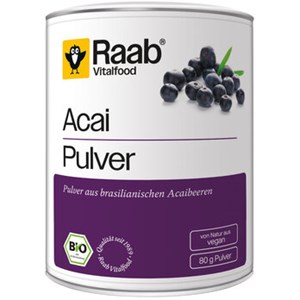 Bild von Acai Pulver Dose bio, 80 g, Raab Vitalfood