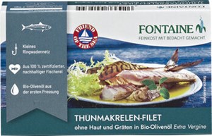 Bild von Thunmakrelen-Filet in Bio-Olivenöl, 120 g, Fontaine