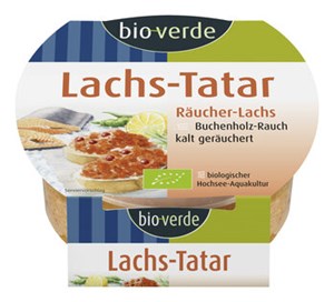 Bild von Räucherlachs-Tatar, 125 g, bioverde