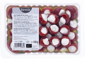 Bild von Kirschpaprika mit Feta-Creme, bio, 500 g, bioverde