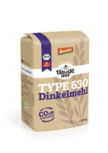 Bild von Dinkelmehl hell Type 630, Demeter, 1 kg, Bauck