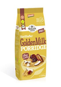 Bild von Hot Hafer Golden Porridge, 400 g, Bauck