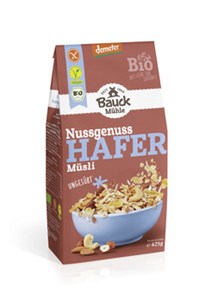 Bild von Hafer Müsli Nussgenuss, ungesüßt, 425 g, Bauck