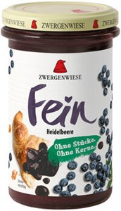 Bild von Fein Heidelbeere Fruchtaufstrich, 280 g, Zwergenwiese