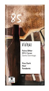 Bild von Feine Bitter 85% Cacao Schokol., 100 g, Vivani