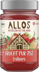 Bild von Erdbeere Frucht Pur, bio, 250 g, Allos, Cupper