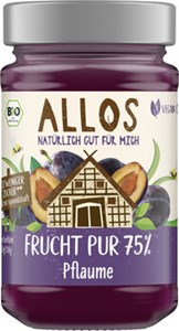 Bild von Pflaume Frucht Pur, bio, 250 g, Allos, Cupper