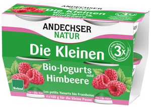 Bild von Himbeere Die Kleinen Bio-Jogurts, 1 4x100g, Andechser