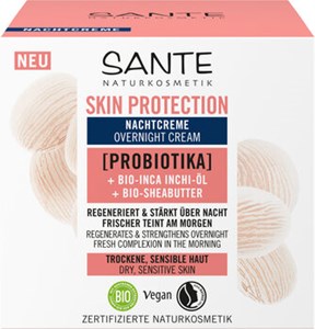 Bild von Skin Protection Nachtcreme, 4x50 ml, SANTE NATURKOSMETIK