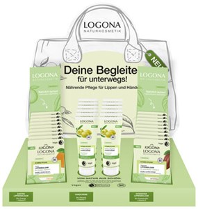 Bild von Handcreme+Lippenbalsam Disp., 1 Disp, LOGONA NATURKOSMETIK