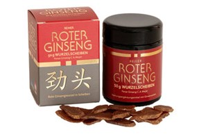 Bild von Roter Ginseng Wurzelscheiben, 50 g, KGV