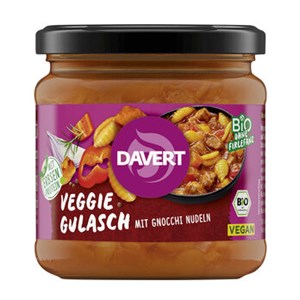 Bild von Veggie Gulasch mit Gnocchi Nudeln, 330 g, Davert