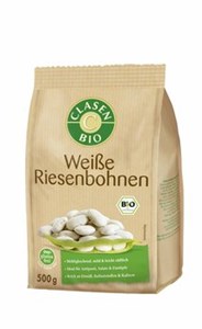 Bild von Weiße Bohnen, bio, 500 g, Clasen Bio