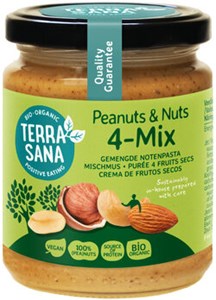 Bild von 4-Mix Mischmus mit Erdnüssen, 250  g, TerraSana