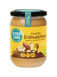 Bild von Erdnussmus Crunchy, 500  g, TerraSana