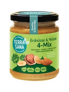 Bild von 4-Mix Mischmus mit Erdnüssen, 250  g, TerraSana