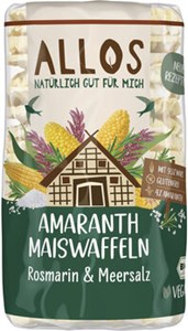Bild von Amaranth Mais-Waffeln Rosmarin, 115 g, Allos, Cupper
