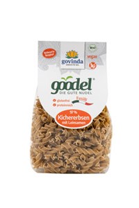 Bild von Goodel Fusilli Kichererbsen Leinsaat, 250 g, Govinda