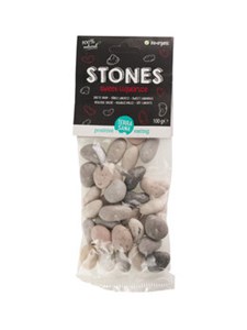 Bild von Stones, süße harte Lakritz-Steine, 100 g, TerraSana