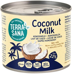 Bild von Kokosmilch 80%, 200 ml, TerraSana