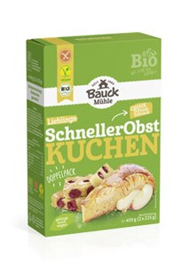 Bild von Schneller Obstkuchen (2x225g), 450 g, Bauck