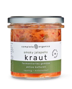 Bild von Smoky Jalapeno Kraut, 240 g, completeorganics