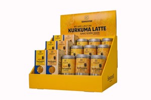 Bild von Kurkuma Latte Pultdisplay, 1 Stk, Sonnentor
