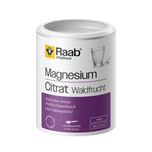 Bild von Magnesiumcitrat Waldfrucht, Pulver, 200 g, Raab Vitalfood