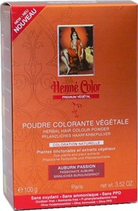 Bild von Sinnliches Burgunderrot Färbepulver, 100 g, Henna