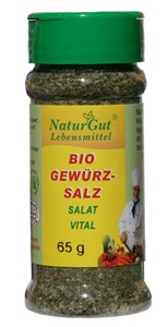 Bild von Salat Gewürzsalz, Streuer, 70 g, NaturGut