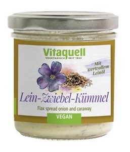 Bild von Lein-Zwiebel-Kümmel Aufstrich, bio, 130 g, Fauser Vitaquell