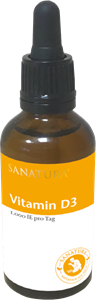 Bild von Vitamin D3 Tropfen, Sanatura, 50 ml, Natura, Sanatura