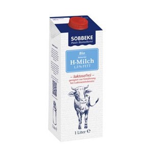 Bild von H-Milch 1,5% laktosefrei, 1 l, Söbbeke